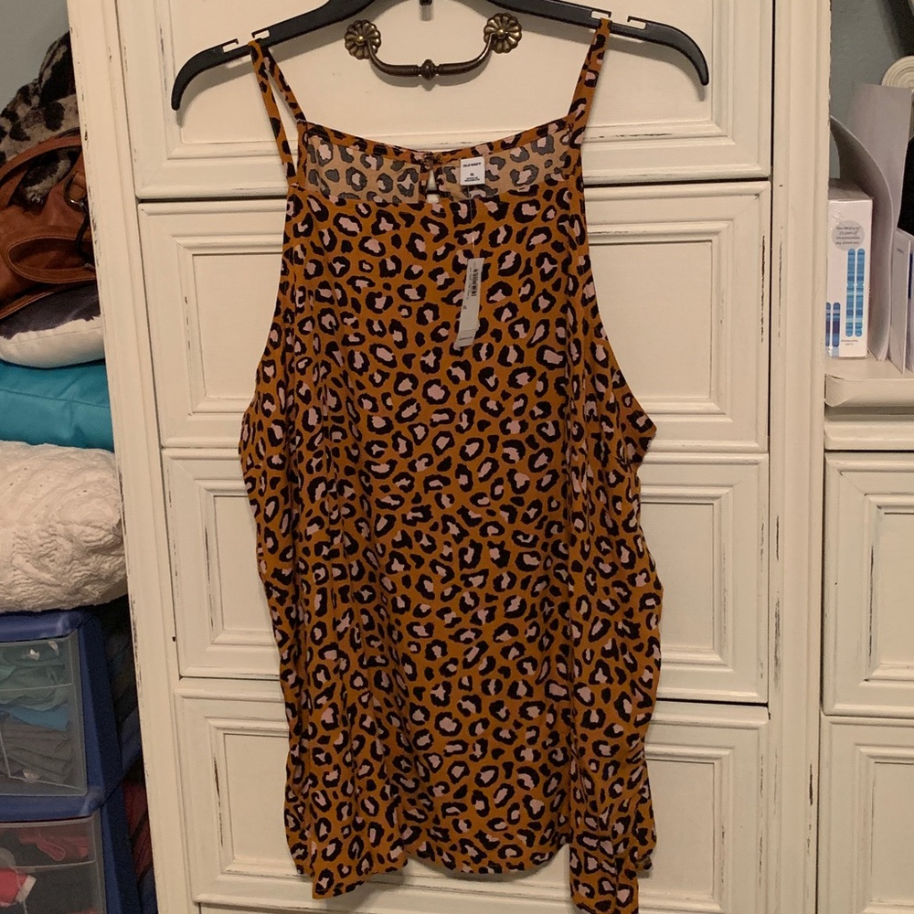 Leopard Square Neck Cami